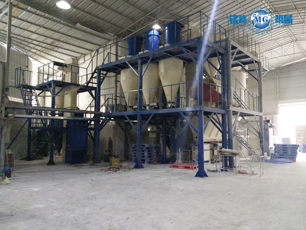 干粉砂浆生产线是如何防止粉尘的？