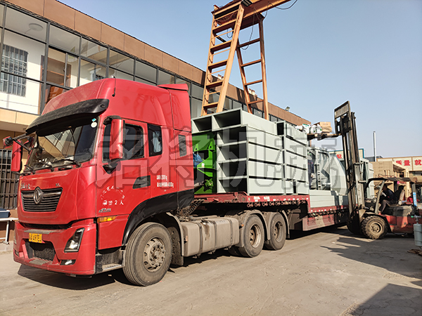 四立方主机，时产15吨生产线，发往江苏连云港