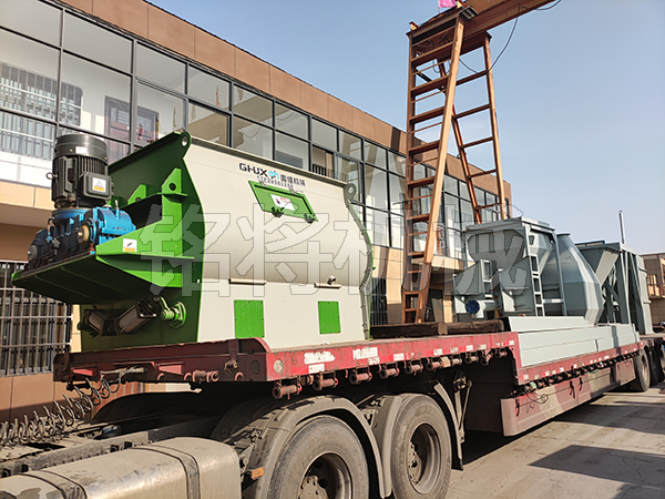 四立方主机，时产15吨生产线，发往江苏连云港